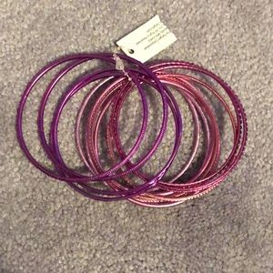 Pack of Pink Bracelets